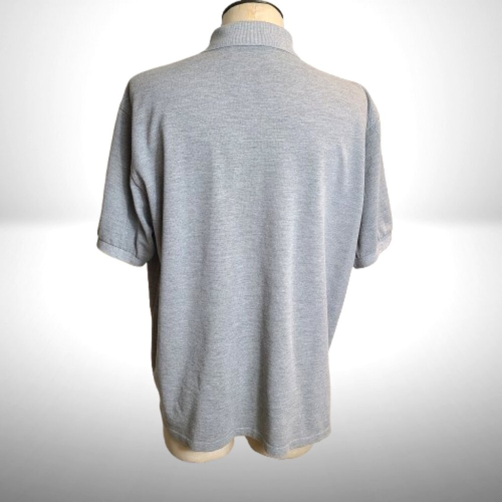 Polo Ralph Lauren Gray Polo Shirt – White Big Pony Logo – Men’s XL - Picture 5 of 9